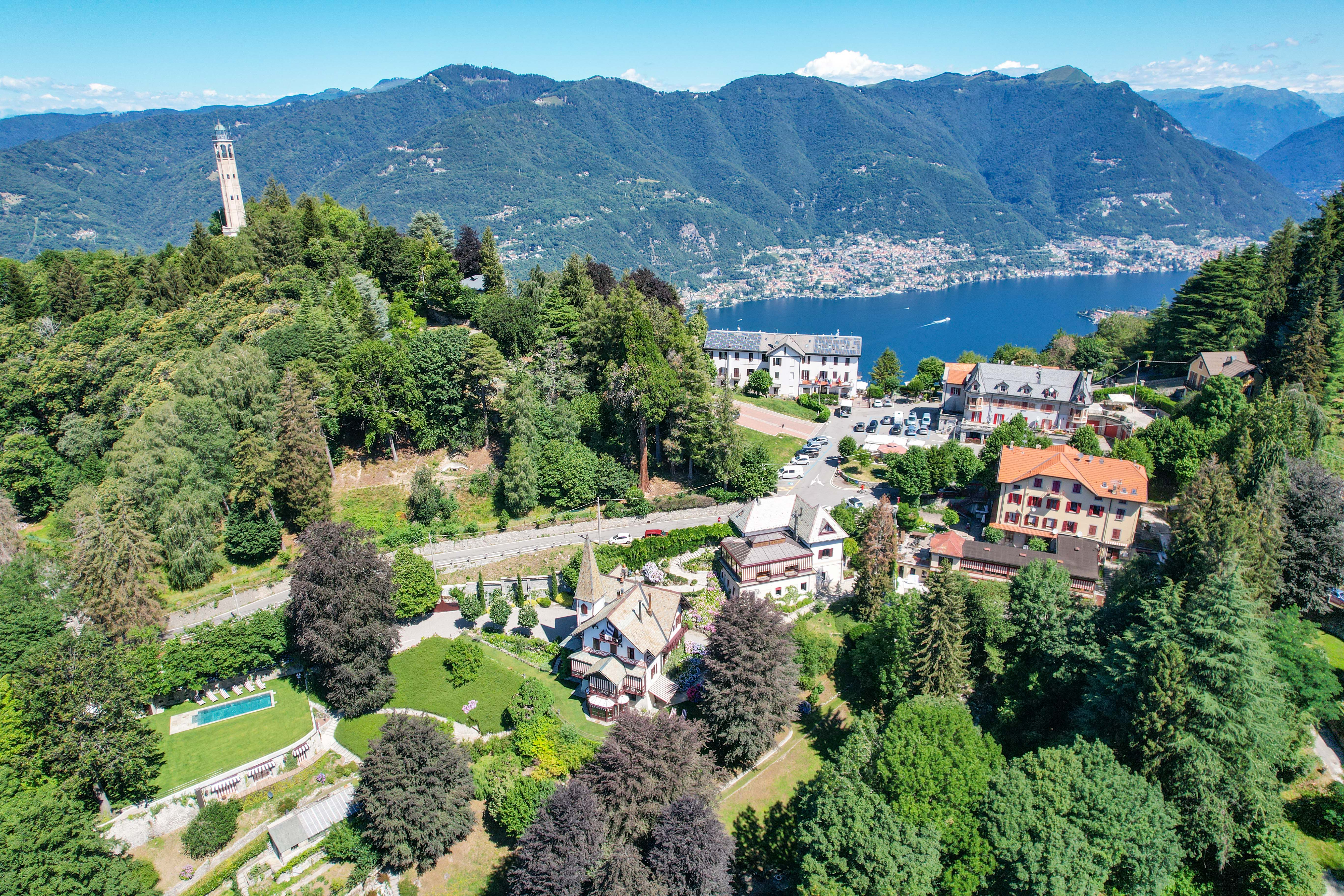 Brunate above Lake Como